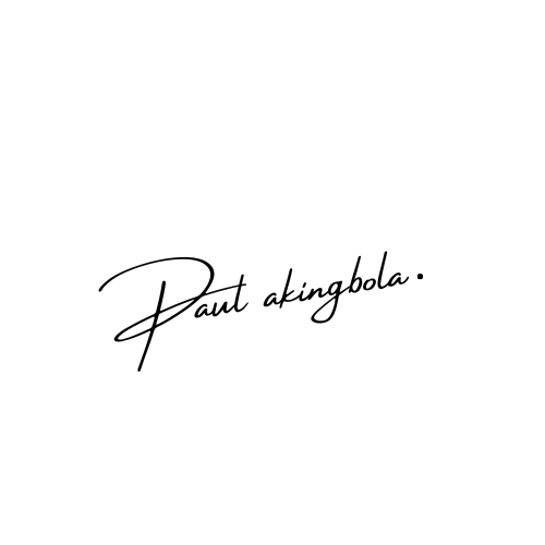 Paul Akingbola signature